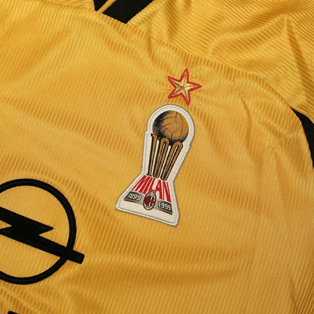 1999/00 AC Milan Vintage adidas 4th Centenary Football Shirt (S)