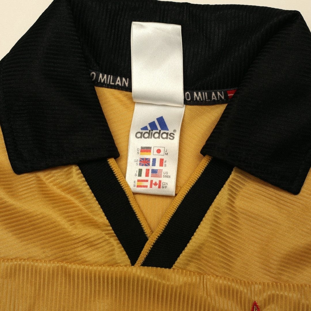 1999/00 AC Milan Vintage adidas 4th Centenary Football Shirt (S)