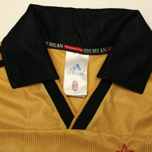 1999/00 AC Milan Vintage adidas 4th Centenary Football Shirt (S)