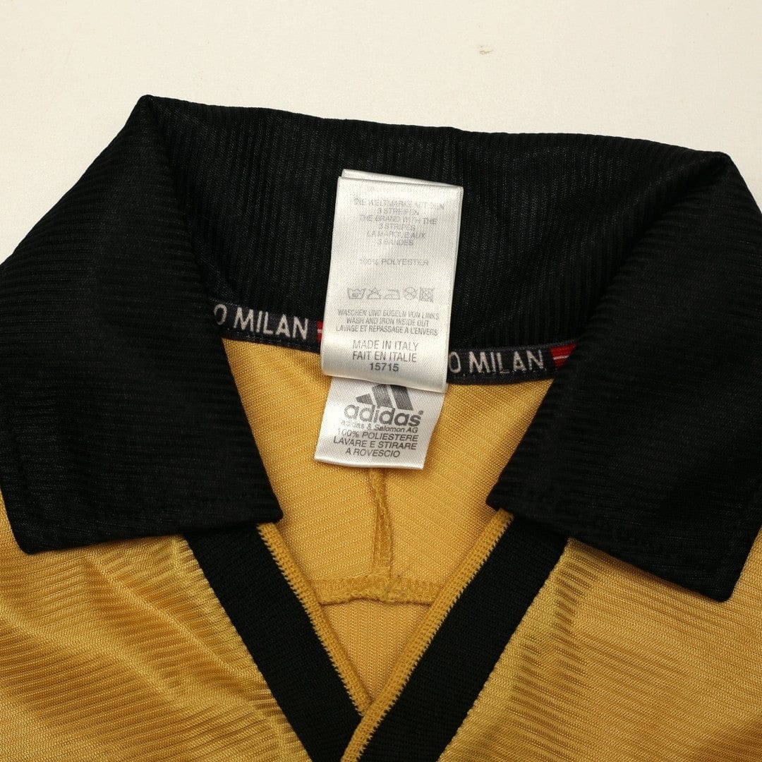 1999/00 AC Milan Vintage adidas 4th Centenary Football Shirt (S)