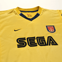 1999/00 Arsenal Vintage Nike Sega Away Football Shirt (XL)
