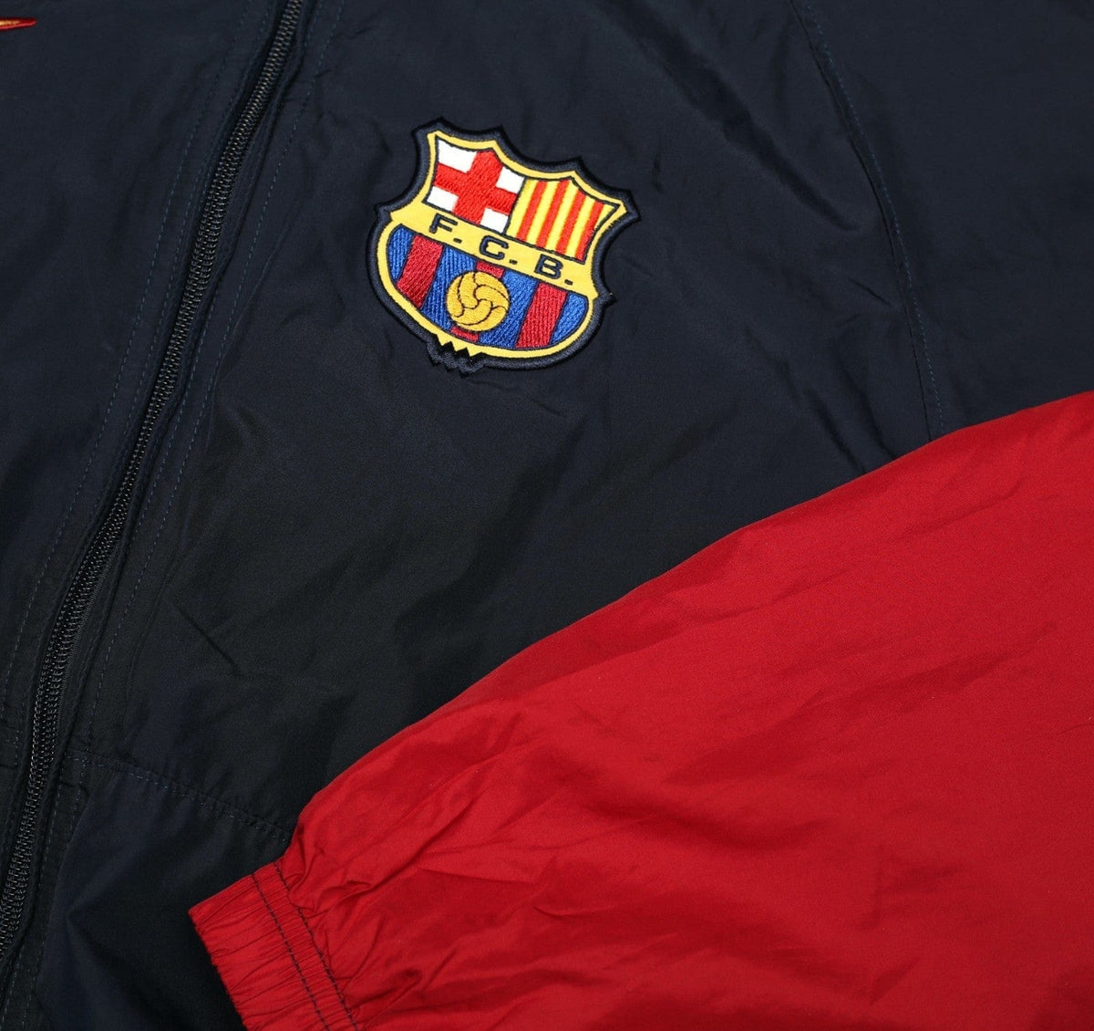1999/00 BARCELONA Vintage Nike Football Track Top Jacket (S/M)