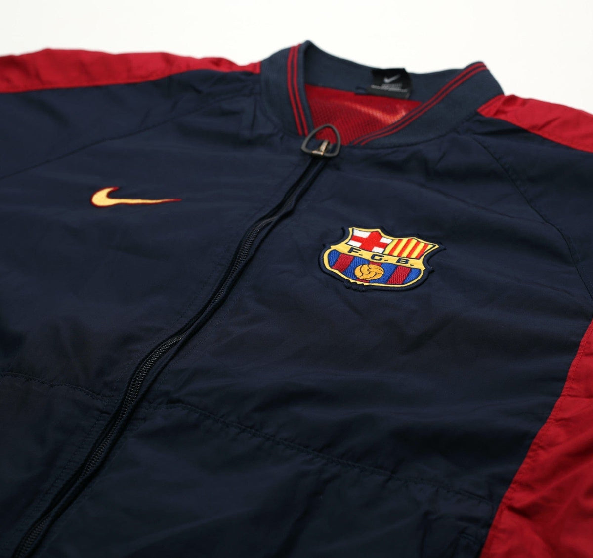 1999/00 BARCELONA Vintage Nike Football Track Top Jacket (S/M)