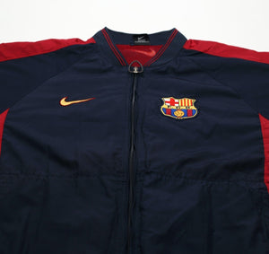 1999/00 BARCELONA Vintage Nike Football Track Top Jacket (S/M)