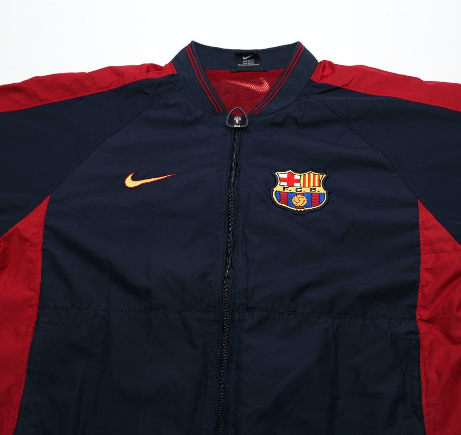 1999/00 BARCELONA Vintage Nike Football Track Top Jacket (S/M)