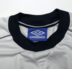 1999/00 BECKHAM #7 Manchester United Vintage Umbro UCL Football Shirt (L)