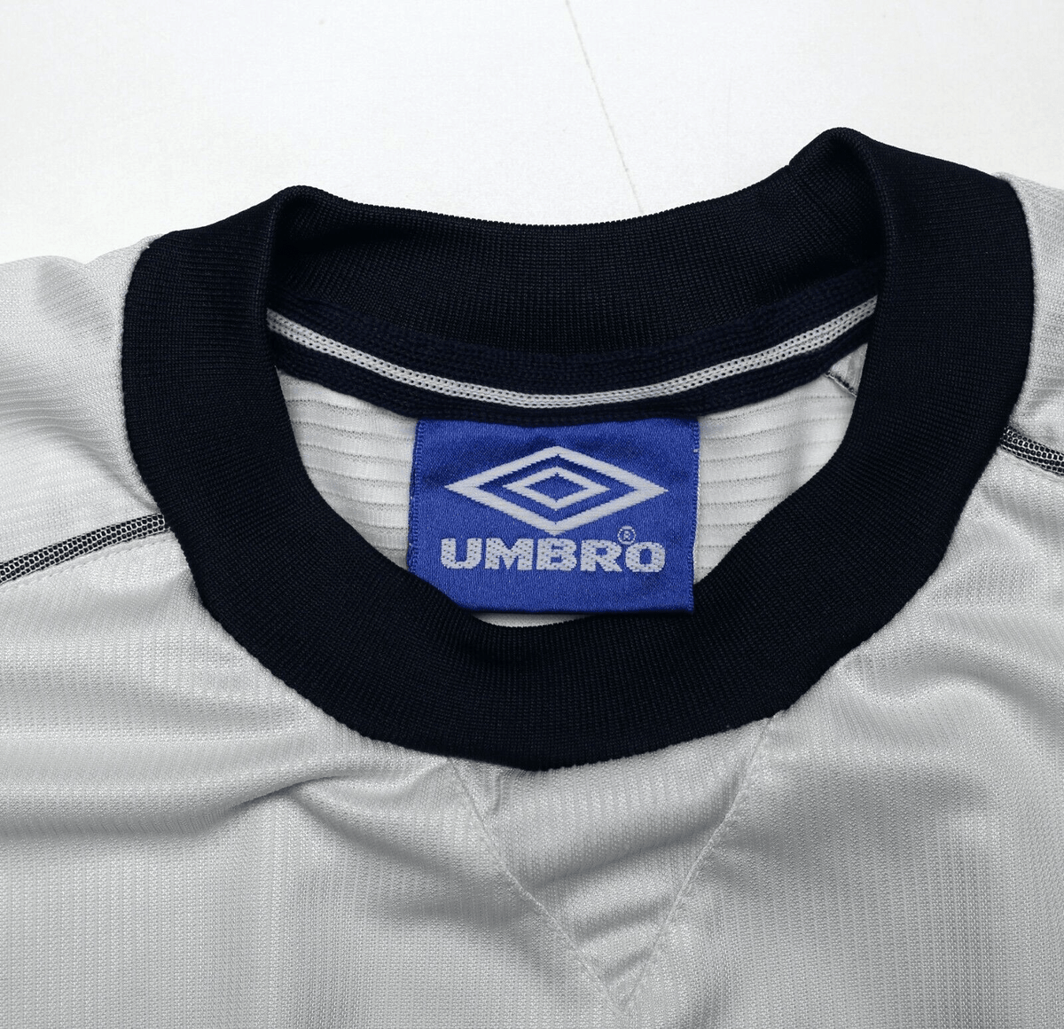 1999/00 BECKHAM #7 Manchester United Vintage Umbro UCL Football Shirt (L)