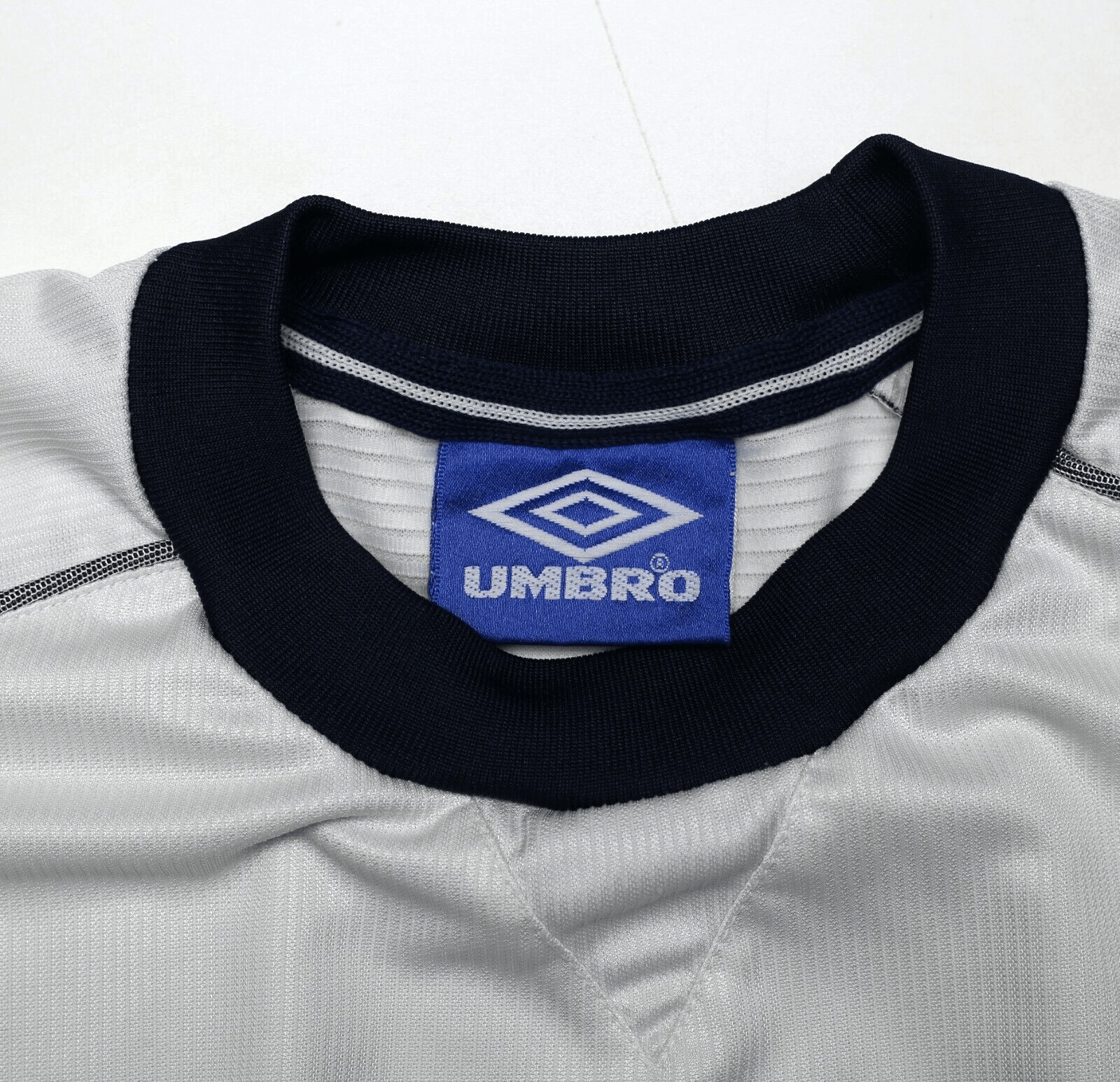 1999/00 BECKHAM #7 Manchester United Vintage Umbro UCL Football Shirt (L)