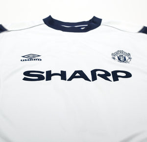 1999/00 BECKHAM #7 Manchester United Vintage Umbro UCL Football Shirt (M)