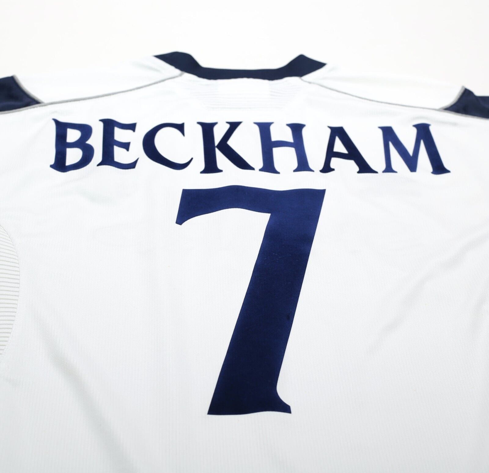 1999/00 BECKHAM #7 Manchester United Vintage Umbro UCL Football Shirt (M)