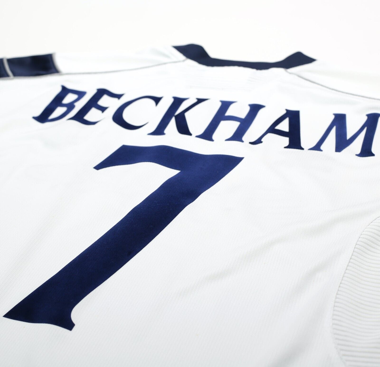 1999/00 BECKHAM #7 Manchester United Vintage Umbro UCL Football Shirt (M)