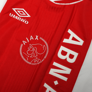 1999/00 Brian Laudrup #10 Ajax Vintage Umbro Home Football Shirt (XL)