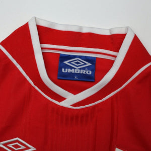 1999/00 Brian Laudrup #10 Ajax Vintage Umbro Home Football Shirt (XL)