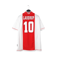1999/00 Brian Laudrup #10 Ajax Vintage Umbro Home Football Shirt (XL)