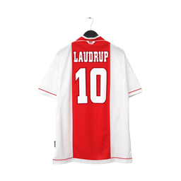 1999/00 Brian Laudrup #10 Ajax Vintage Umbro Home Football Shirt (XL)