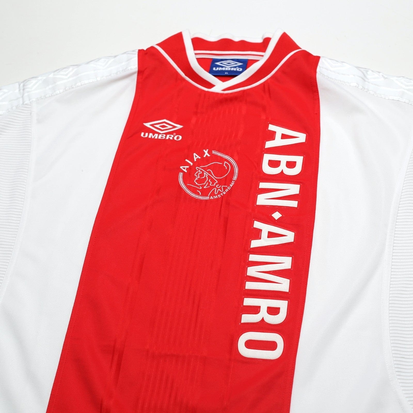 1999/00 Brian Laudrup #10 Ajax Vintage Umbro Home Football Shirt (XL)