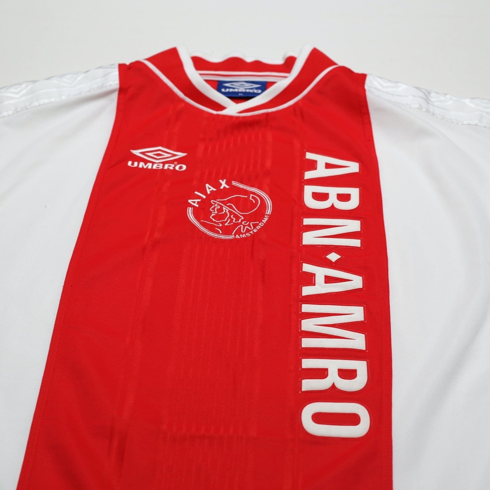 1999/00 Brian Laudrup #10 Ajax Vintage Umbro Home Football Shirt (XL)