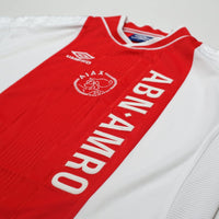 1999/00 Brian Laudrup #10 Ajax Vintage Umbro Home Football Shirt (XL)