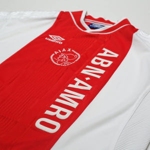 1999/00 Brian Laudrup #10 Ajax Vintage Umbro Home Football Shirt (XL)