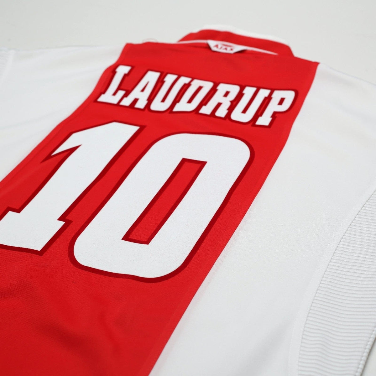 1999/00 Brian Laudrup #10 Ajax Vintage Umbro Home Football Shirt (XL)