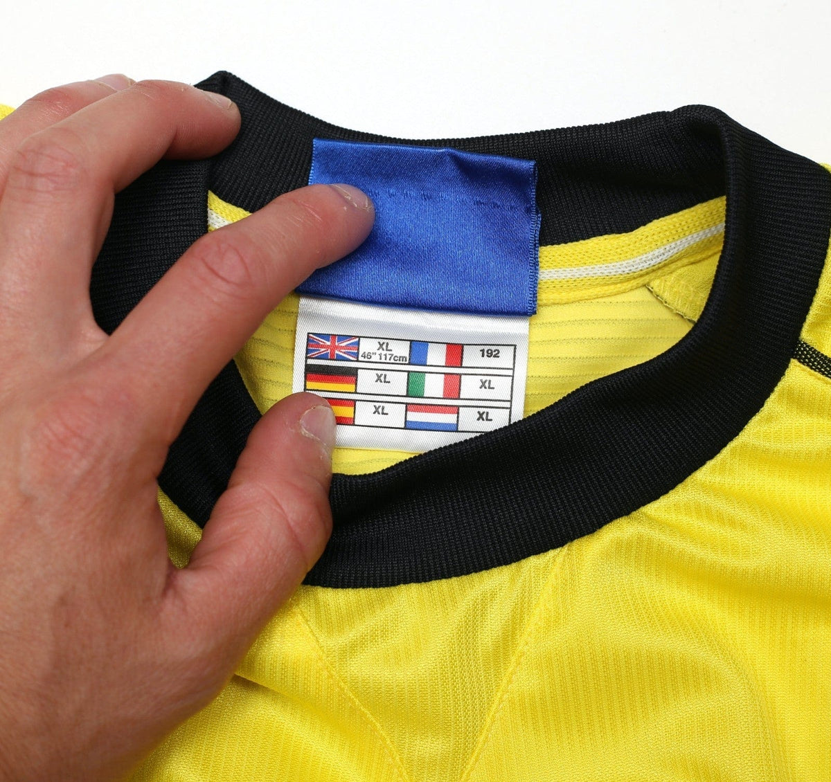 1999/00 CAMPBELL #9 Everton Vintage Umbro Away Football Shirt (XL)