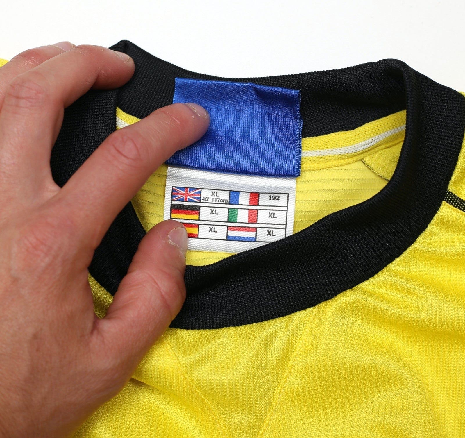 1999/00 CAMPBELL #9 Everton Vintage Umbro Away Football Shirt (XL)