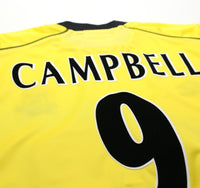 1999/00 CAMPBELL #9 Everton Vintage Umbro Away Football Shirt (XL)