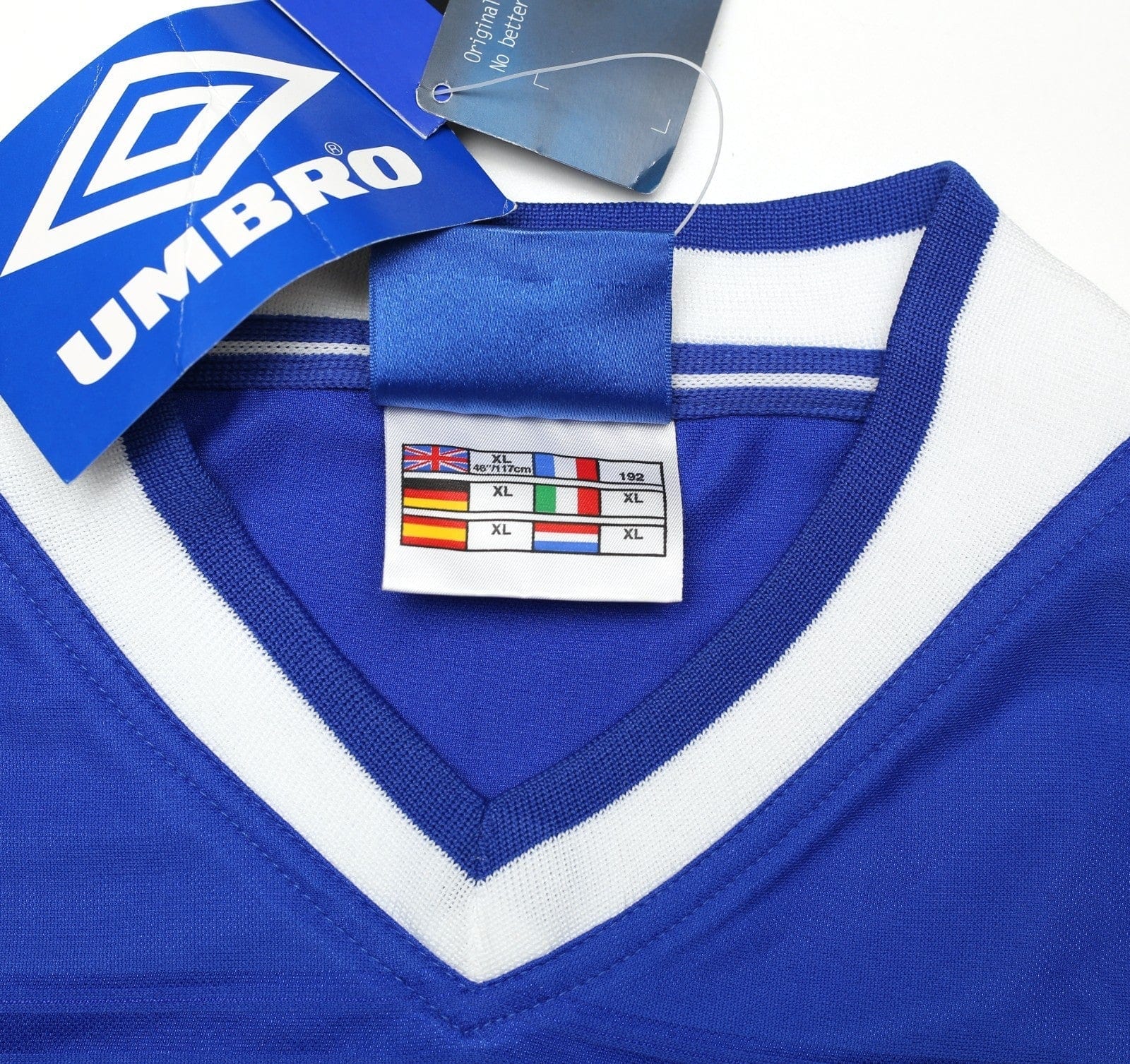 1999/00 CAMPBELL #9 Everton Vintage Umbro Home Football Shirt (XL) BNWT