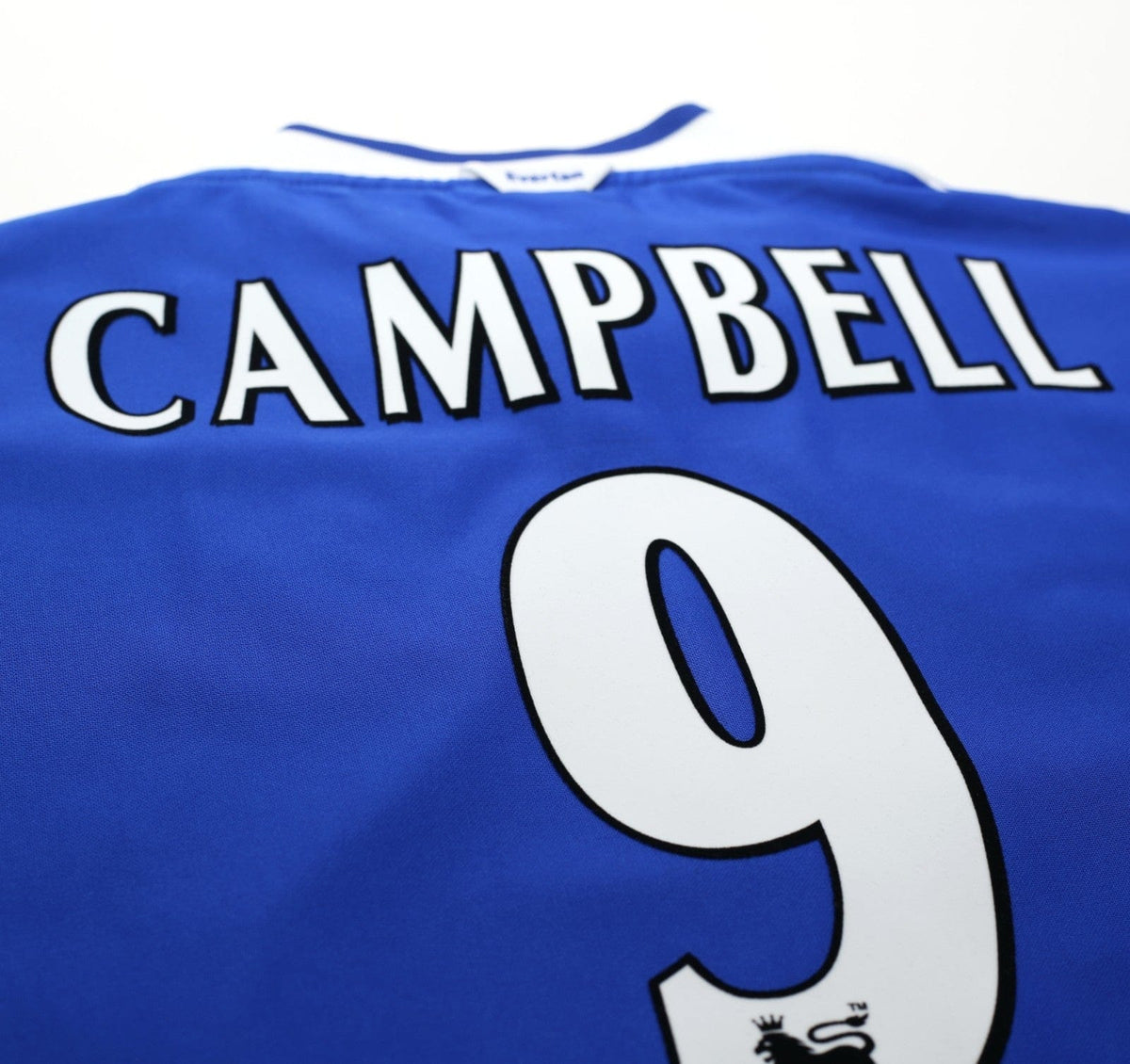 1999/00 CAMPBELL #9 Everton Vintage Umbro Home Football Shirt (XL) BNWT