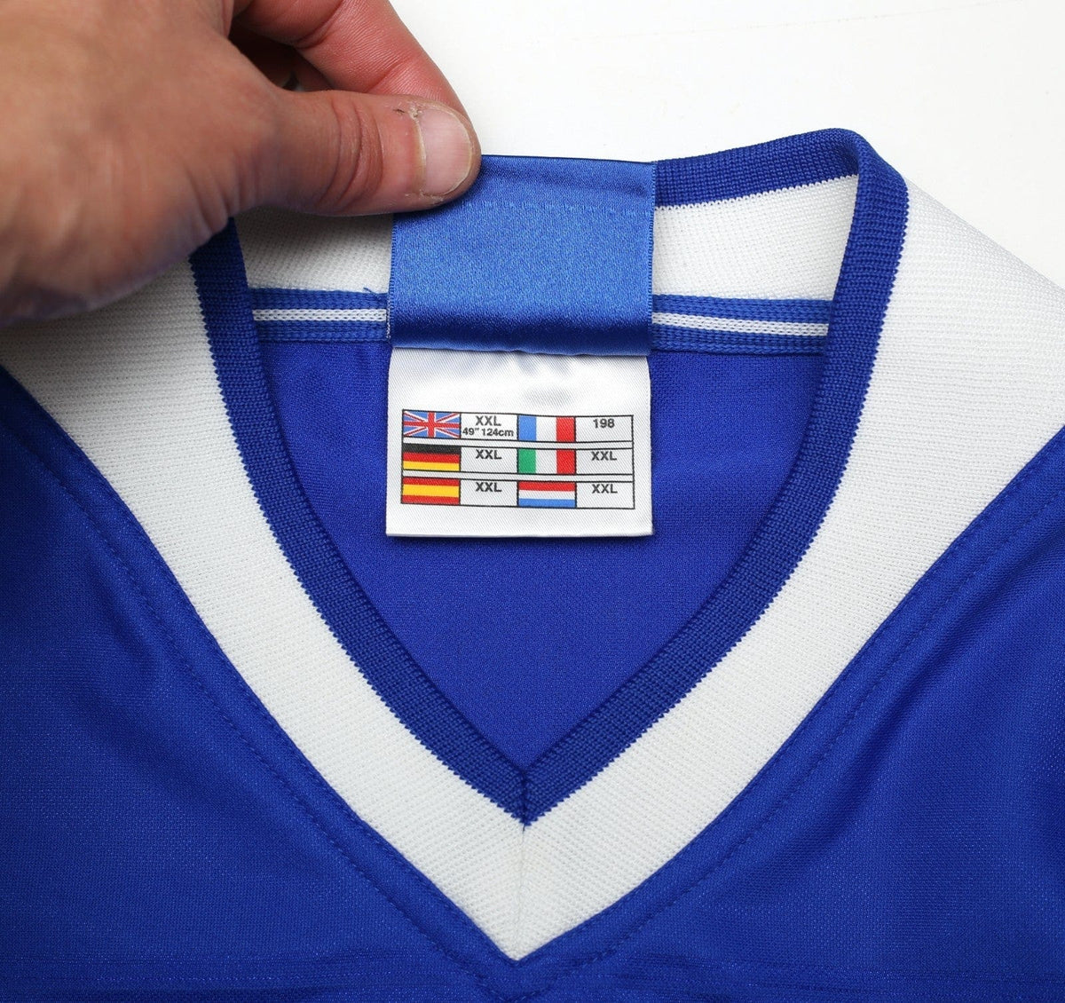 1999/00 CAMPBELL #9 Everton Vintage Umbro Home Football Shirt (XXL)