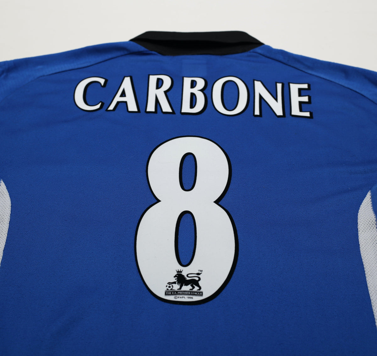 1999/00 CARBONE #8 Sheffield Wednesday Vintage PUMA Home Football Shirt (L)