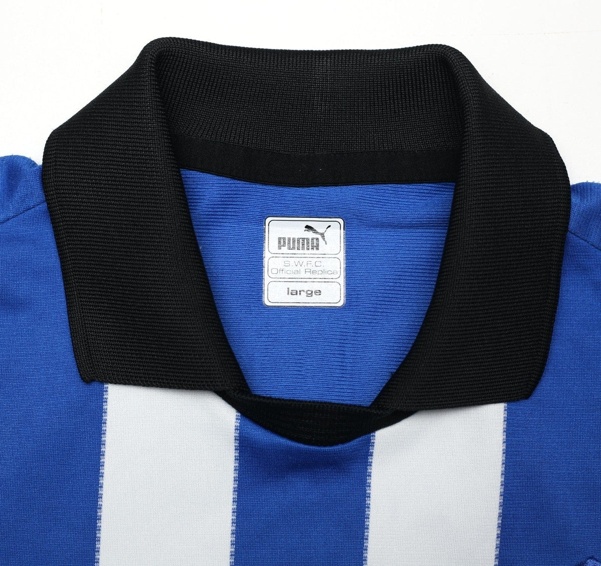 1999/00 CARBONE #8 Sheffield Wednesday Vintage PUMA Home Football Shirt (L)