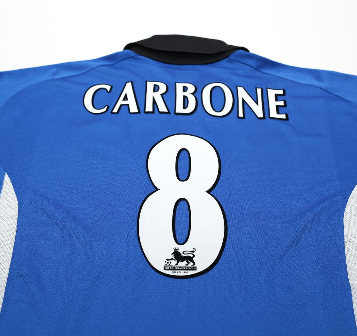 1999/00 CARBONE #8 Sheffield Wednesday Vintage PUMA Home Football Shirt (L)