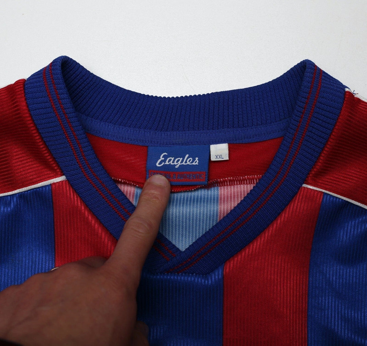 1999/00 CRYSTAL PALACE #7 Vintage TFG Sports Home Football Shirt (XXL)