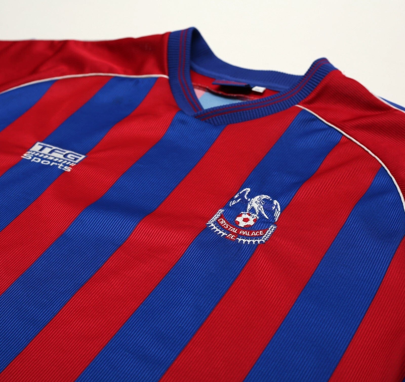 1999/00 CRYSTAL PALACE #7 Vintage TFG Sports Home Football Shirt (XXL)