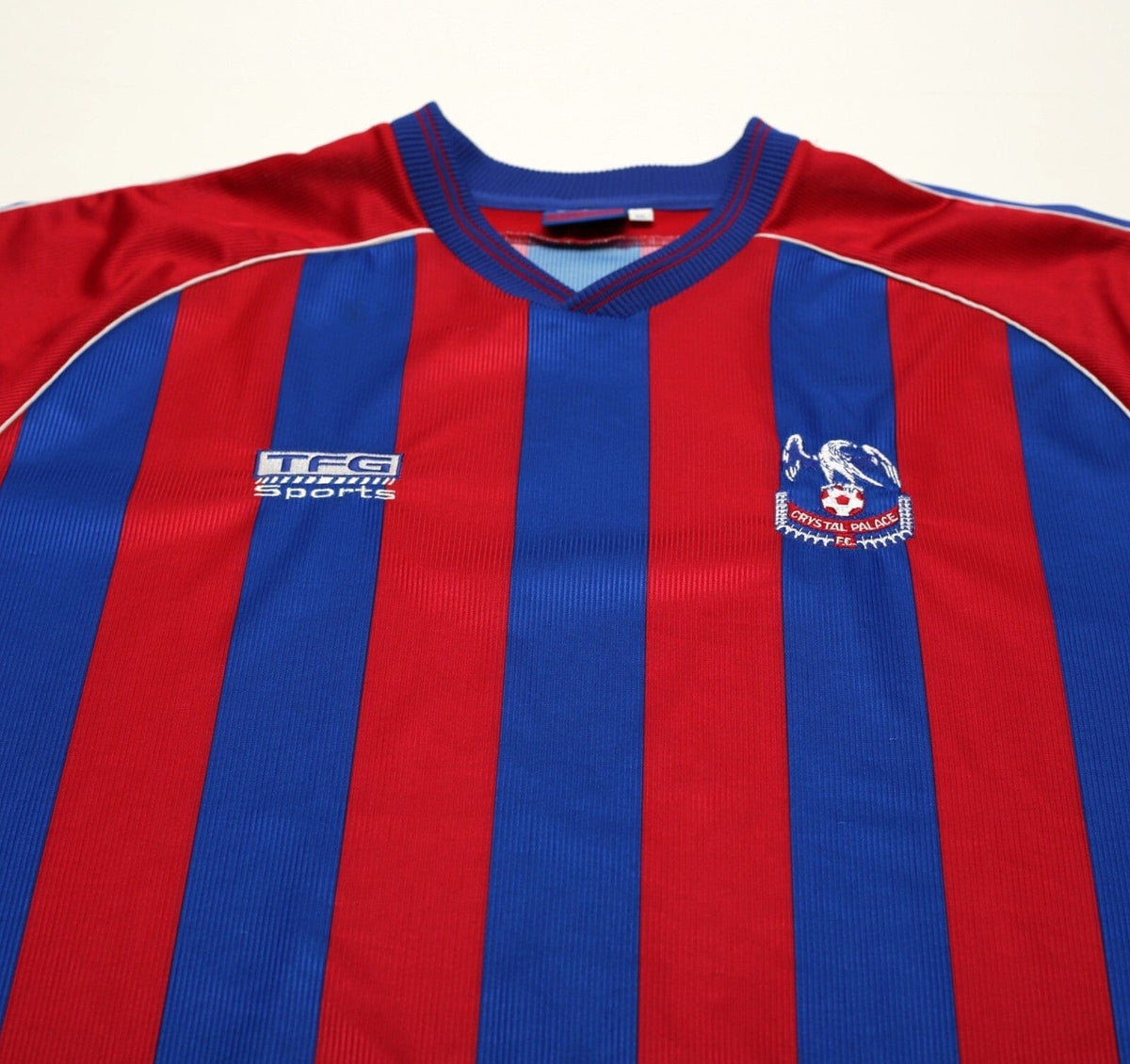 1999/00 CRYSTAL PALACE #7 Vintage TFG Sports Home Football Shirt (XXL)