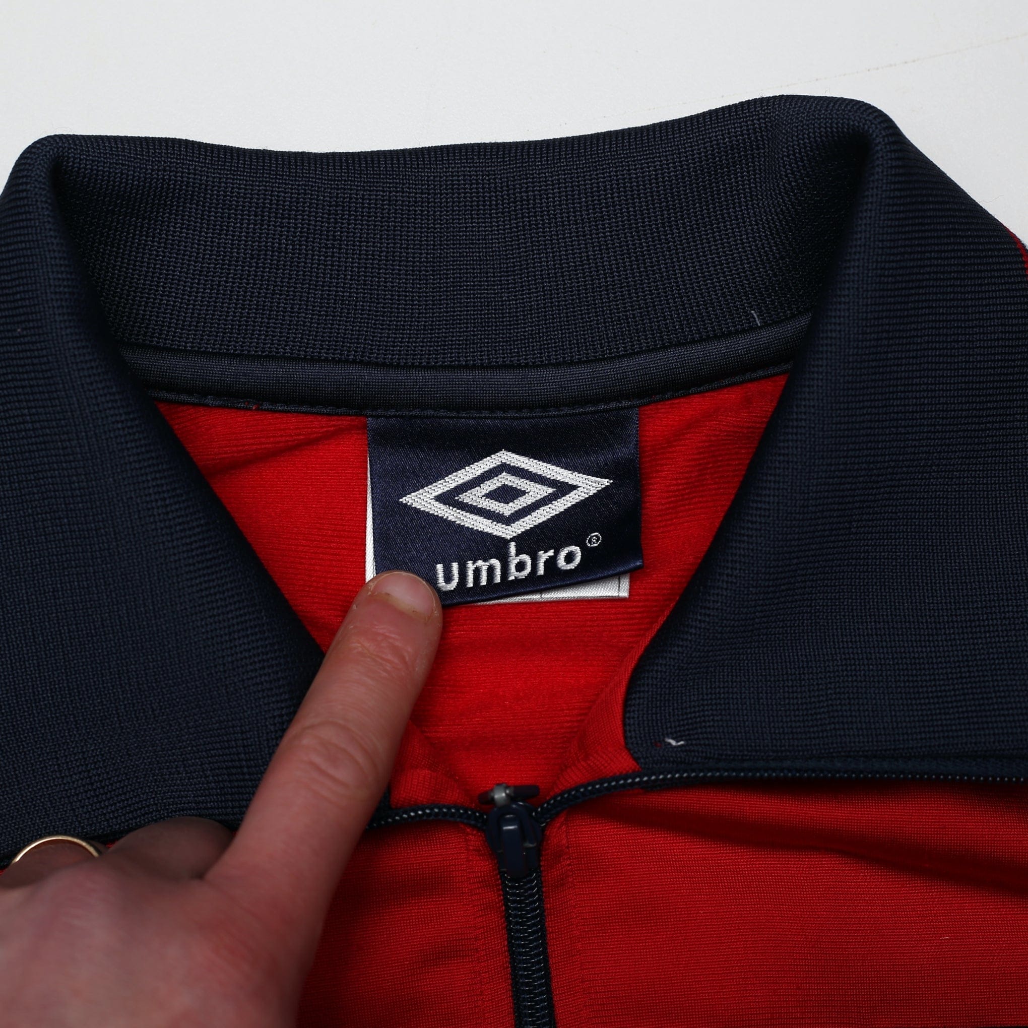1999/00 England Retro Umbro Football Track Top Jacket (S) 80's Style