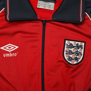 1999/00 England Retro Umbro Football Track Top Jacket (S) 80's Style