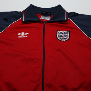1999/00 England Retro Umbro Football Track Top Jacket (S) 80's Style