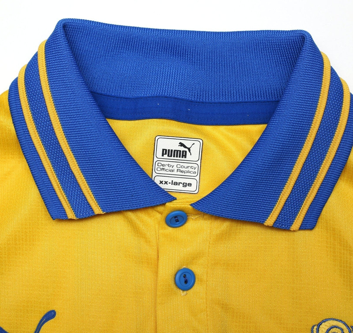 1999/00 ERANIO #29 Derby County Vintage PUMA Away Football Shirt (XXL)