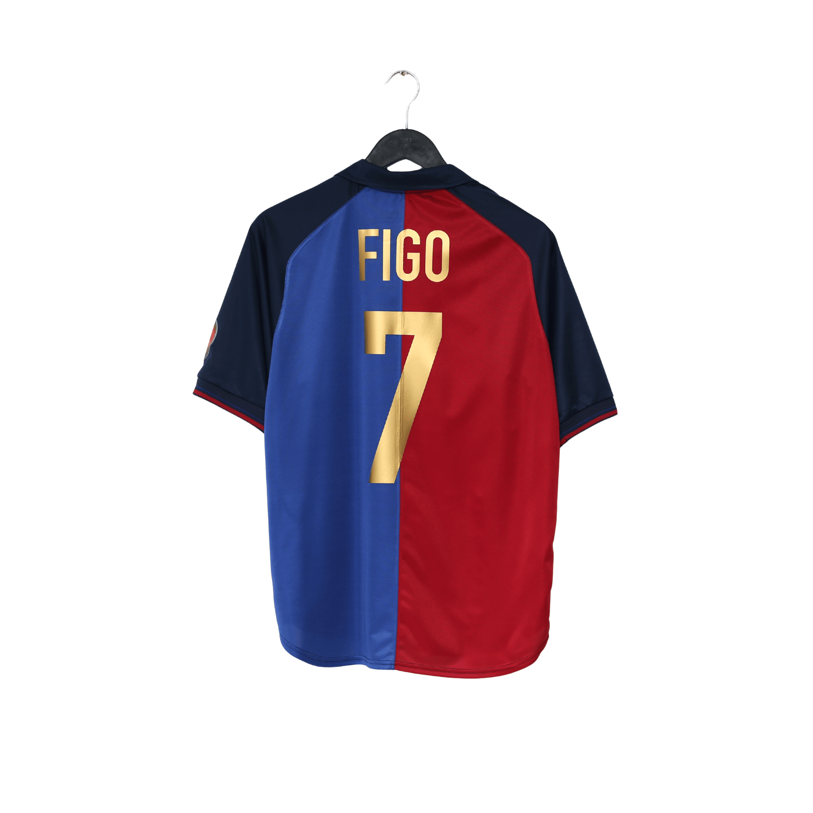 1999/00 FIGO #7 Barcelona Vintage Nike Centenary Home Football Shirt (S)