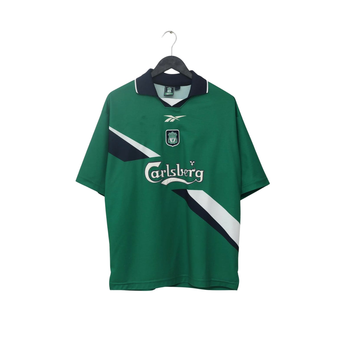 1999/00 Gerrard #28 Liverpool Vintage Reebok Away Football Shirt (38/40) M