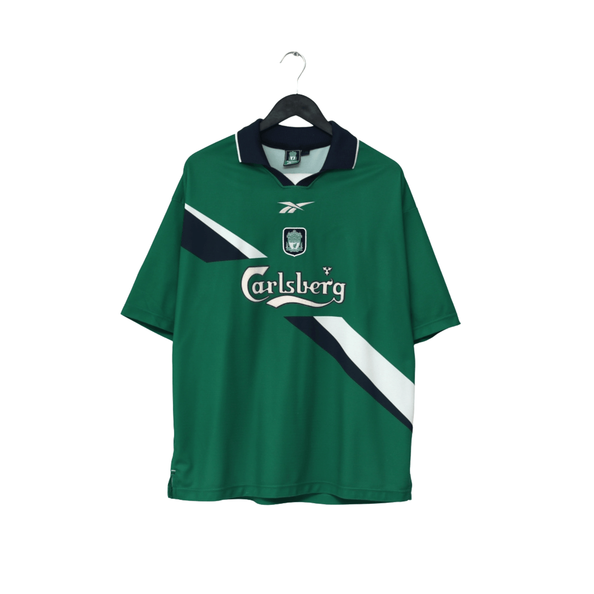 1999/00 Gerrard #28 Liverpool Vintage Reebok Away Football Shirt (42/44) L