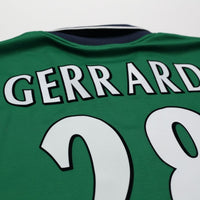 1999/00 Gerrard #28 Liverpool Vintage Reebok Away Football Shirt (46/48) XXL