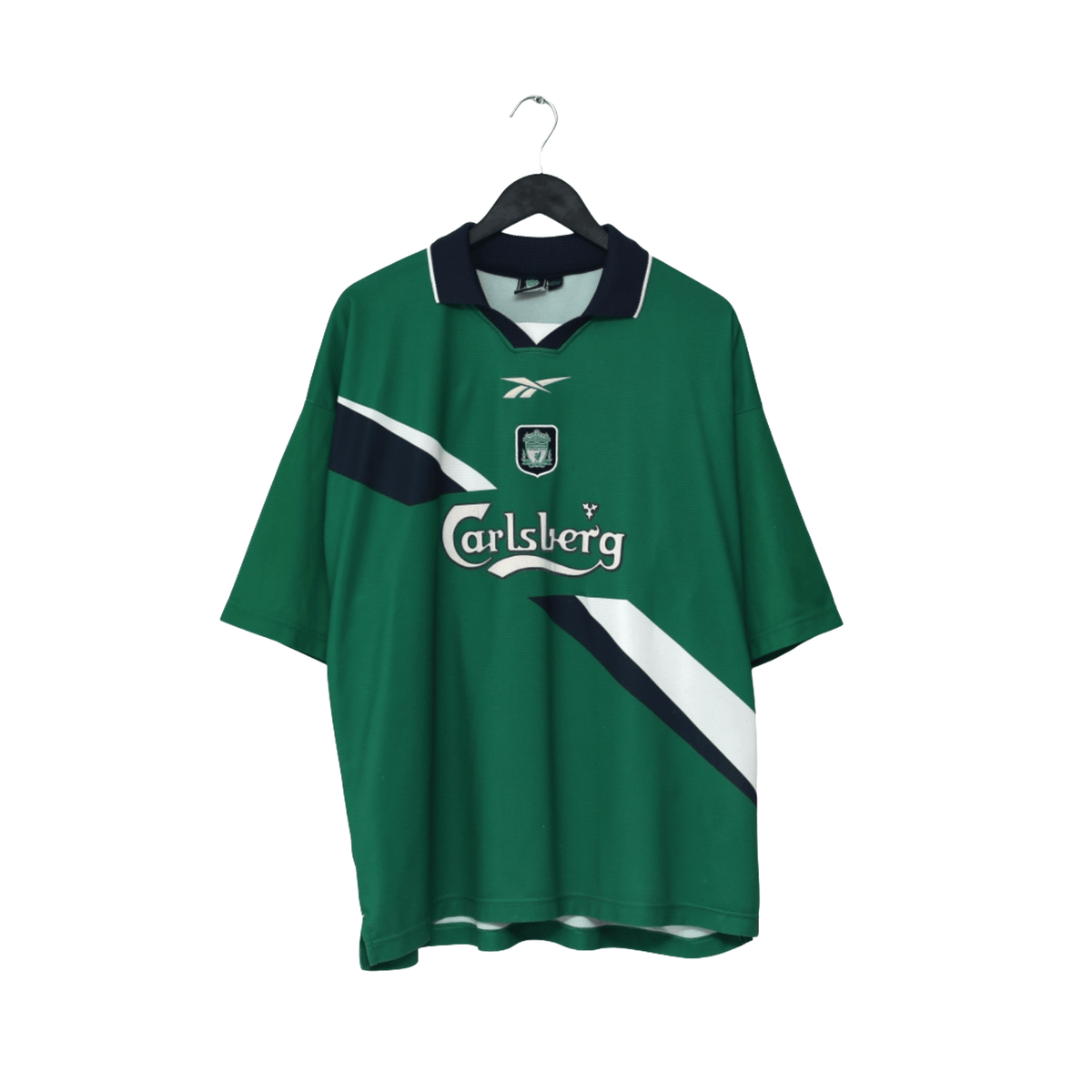1999/00 Gerrard #28 Liverpool Vintage Reebok Away Football Shirt (46/48) XXL
