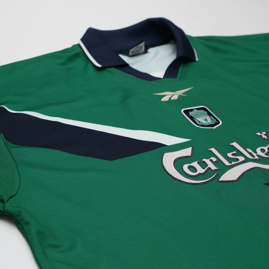 1999/00 Gerrard #28 Liverpool Vintage Reebok Away Football Shirt (46/48) XXL