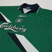 1999/00 Gerrard #28 Liverpool Vintage Reebok Away Football Shirt (46/48) XXL