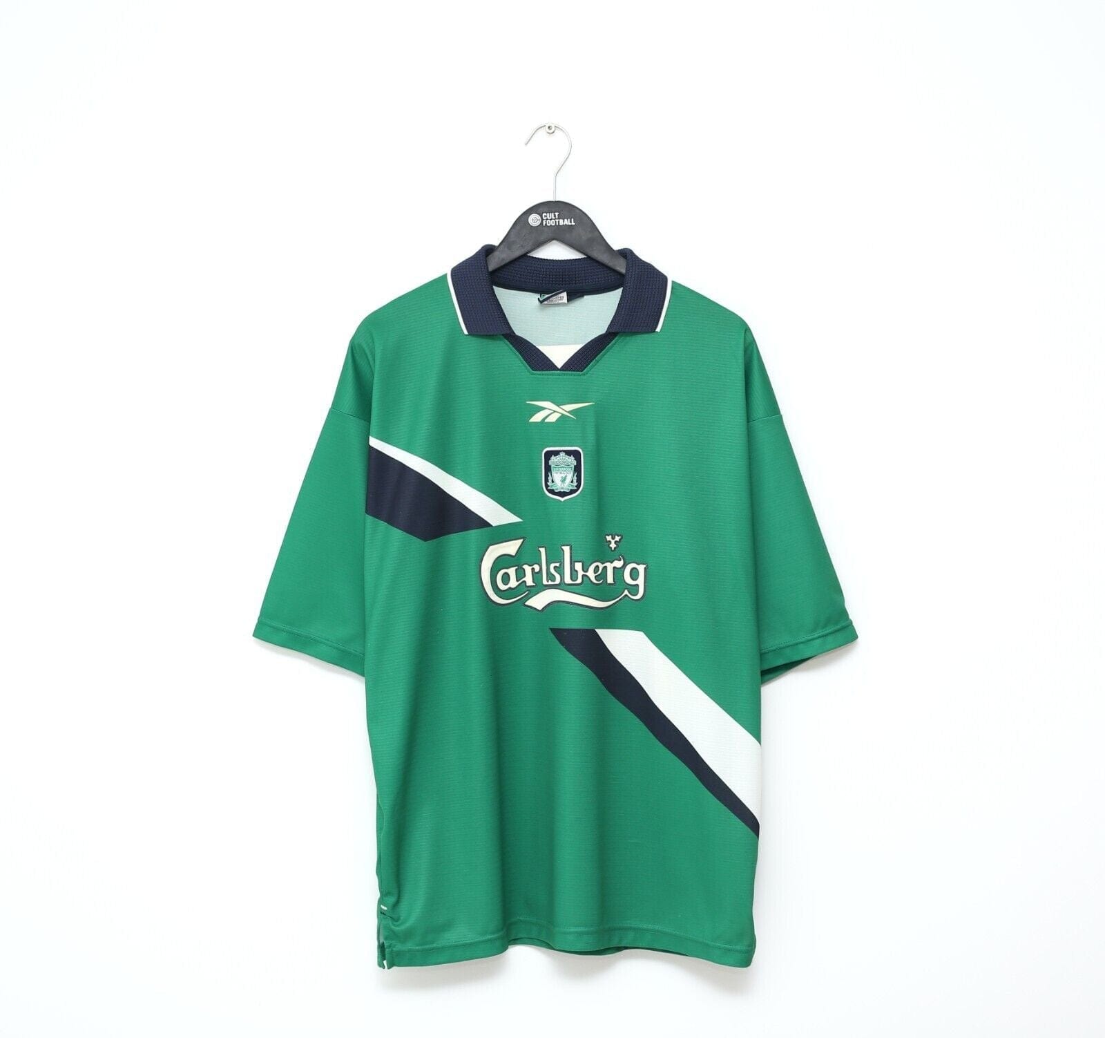 1999/00 GERRARD #28 Liverpool Vintage Reebok Away Football