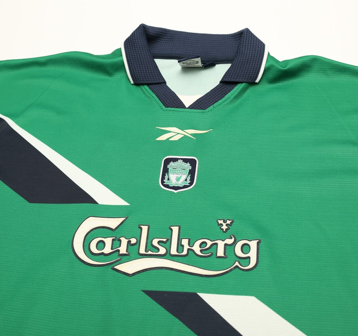 1999/00 GERRARD #28 Liverpool Vintage Reebok Away Football Shirt Jersey (L/XL)