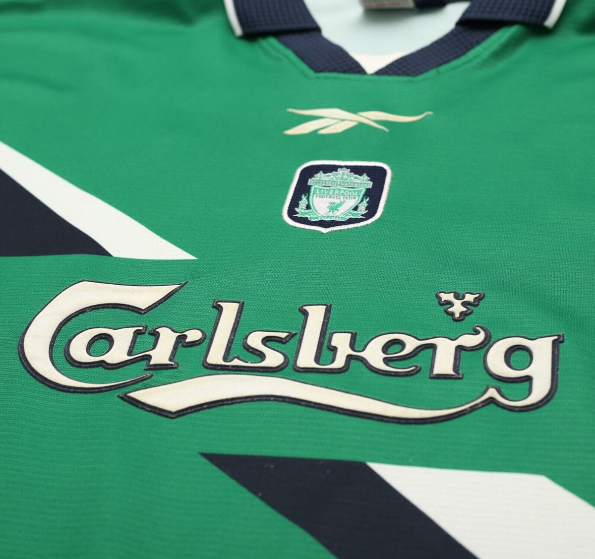 1999/00 GERRARD #28 Liverpool Vintage Reebok Away Football Shirt Jersey (L/XL)